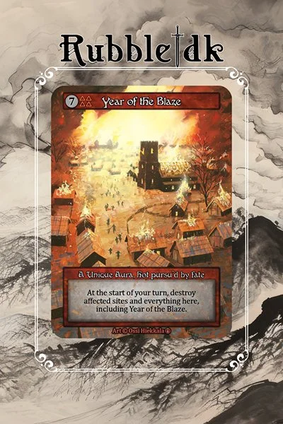 その他 Sorcery TCG Feast for Crows foil Sorcery TCG foil single cards. — Rubble